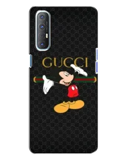 Чехол для OPPO Reno 3 с картинкой «Микки Маус Gucci»