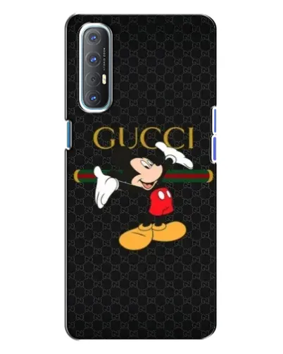 Чехол для OPPO Reno 3 с картинкой «Микки Маус Gucci» Чехол для OPPO Reno 3 с картинкой «Микки Маус Gucci»