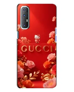 Чехол для OPPO Reno 3 с картинкой «Gucci — золотой сад»