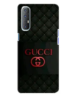 Чехол для OPPO Reno 3 с картинкой «Gucci — стеганый черный»
