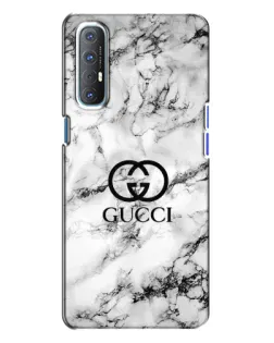 Чехол для OPPO Reno 3 с картинкой «Gucci — мраморный шик»