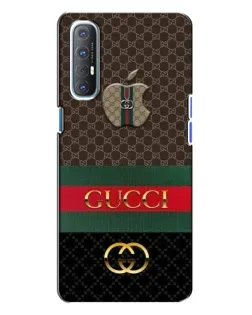 Чехол для OPPO Reno 3 с картинкой «Gucci — брендированный десерт»