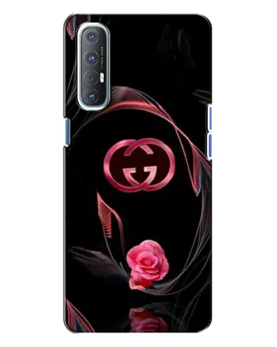 Чехол для OPPO Reno 3 с картинкой «Gucci — неоновая роза» Чехол для OPPO Reno 3 с картинкой «Gucci — неоновая роза»
