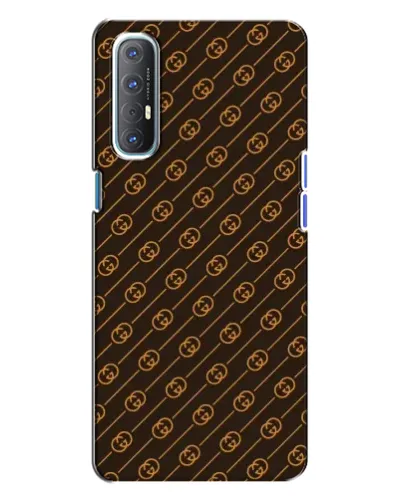 Чехол для OPPO Reno 3 с картинкой «Gucci — золотые диагонали» Чехол для OPPO Reno 3 с картинкой «Gucci — золотые диагонали»