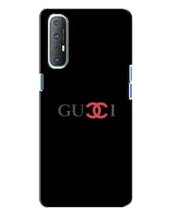 Чехол для OPPO Reno 3 с картинкой «Gucci — красный градиент»