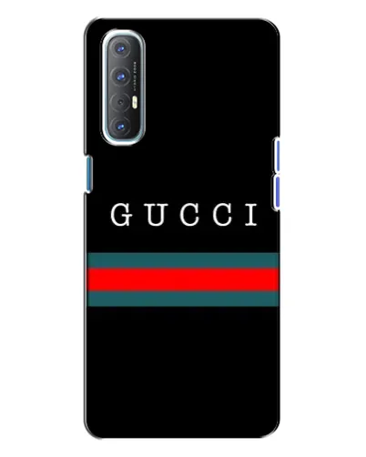 Чехол для OPPO Reno 3 с картинкой «Gucci — красный пояс» Чехол для OPPO Reno 3 с картинкой «Gucci — красный пояс»