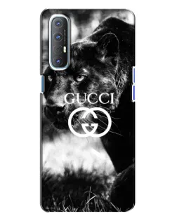 Чехол для OPPO Reno 3 с картинкой «Gucci — дикая природа»