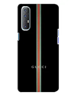 Чехол для OPPO Reno 3 с картинкой «Gucci — строгая линия»