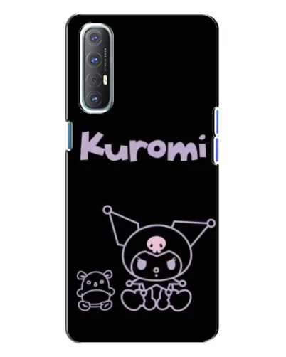 Чохол для OPPO Reno 3 з картинкою «Kuromi — чорний мінімалізм» Чохол для OPPO Reno 3 з картинкою «Kuromi — чорний мінімалізм»