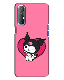 Чохол для OPPO Reno 3 з картинкою «Kuromi — любов у серці» Чохол для OPPO Reno 3 з картинкою «Kuromi — любов у серці»