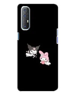 Чохол для OPPO Reno 3 з картинкою «My Melody та Kuromi» Чохол для OPPO Reno 3 з картинкою «My Melody та Kuromi»