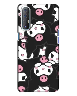 Чохол для OPPO Reno 3 з картинкою «Патерн голів Куромі» Чохол для OPPO Reno 3 з картинкою «Патерн голів Куромі»