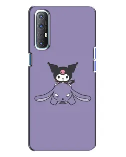 Чохол для OPPO Reno 3 з картинкою «Kuromi на ліловому фоні» Чохол для OPPO Reno 3 з картинкою «Kuromi на ліловому фоні»