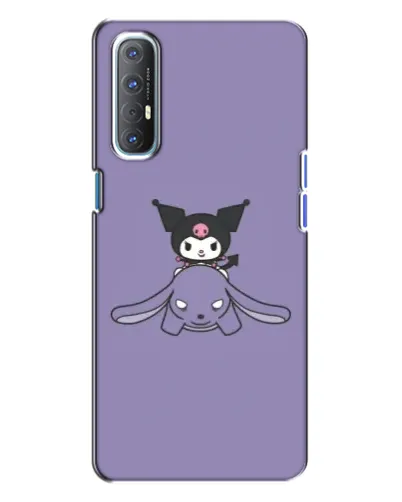 Чохол для OPPO Reno 3 з картинкою «Kuromi на ліловому фоні» Чохол для OPPO Reno 3 з картинкою «Kuromi на ліловому фоні»