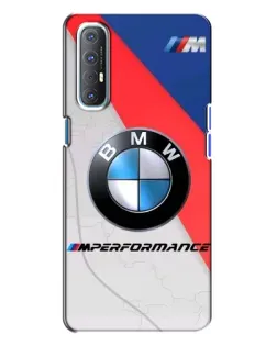 Чехол для OPPO Reno 3 с картинкой «BMW Performance стиль»