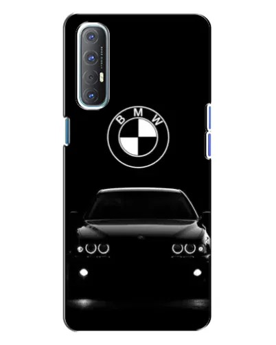 Чехол для OPPO Reno 3 с картинкой «BMW — взгляд из темноты»