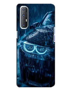 Чехол для OPPO Reno 3 с картинкой «BMW под дождем»