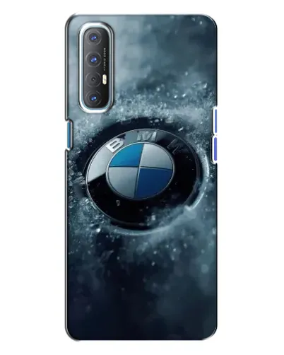Чехол для OPPO Reno 3 с картинкой «Логотип BMW — лед» Чехол для OPPO Reno 3 с картинкой «Логотип BMW — лед»