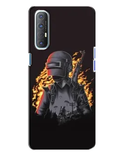 Чохол для OPPO Reno 3 з картинкою «PUBG — вогняний силует» Чохол для OPPO Reno 3 з картинкою «PUBG — вогняний силует»