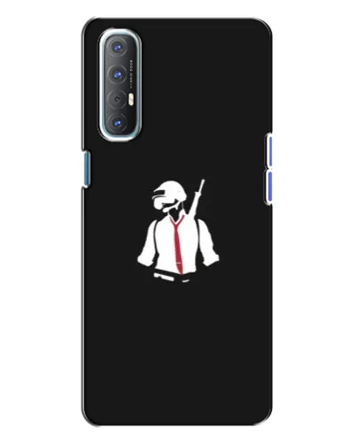 Чохол для OPPO Reno 3 з картинкою «PUBG — силует воїна» Чохол для OPPO Reno 3 з картинкою «PUBG — силует воїна»