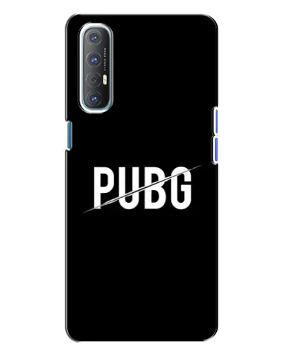 Чохол для OPPO Reno 3 з картинкою «PUBG — білий логотип» Чохол для OPPO Reno 3 з картинкою «PUBG — білий логотип»