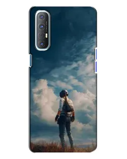 Чохол для OPPO Reno 3 з картинкою «Герой PUBG на скелі» Чохол для OPPO Reno 3 з картинкою «Герой PUBG на скелі»
