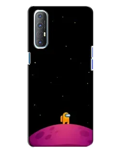 Чехол для OPPO Reno 3 с картинкой «Одинокий герой на планете» Чехол для OPPO Reno 3 с картинкой «Одинокий герой на планете»
