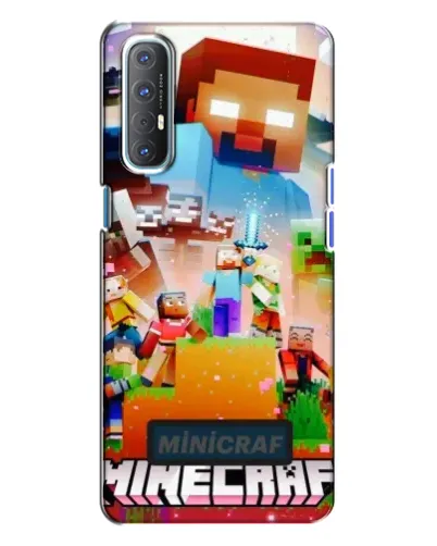 Чехол для OPPO Reno 3 с картинкой «Minecraft герои игры» Чехол для OPPO Reno 3 с картинкой «Minecraft герои игры»