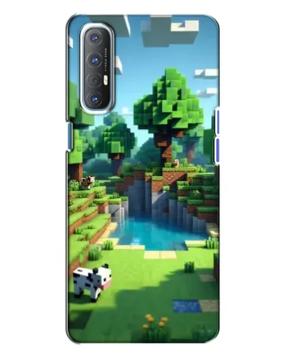 Чехол для OPPO Reno 3 с картинкой «Minecraft летний день» Чехол для OPPO Reno 3 с картинкой «Minecraft летний день»