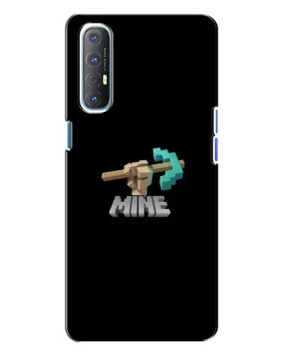 Чехол для OPPO Reno 3 с картинкой «Алмазная кирка» Чехол для OPPO Reno 3 с картинкой «Алмазная кирка»