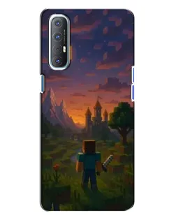 Чохол для OPPO Reno 3 з картинкою «Стів біля вежі»