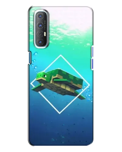 Чехол для OPPO Reno 3 с картинкой «Черепаха Minecraft» Чехол для OPPO Reno 3 с картинкой «Черепаха Minecraft»