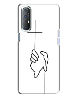 Чохол для OPPO Reno 3 з картинкою «Рука тримає» Чохол для OPPO Reno 3 з картинкою «Рука тримає»