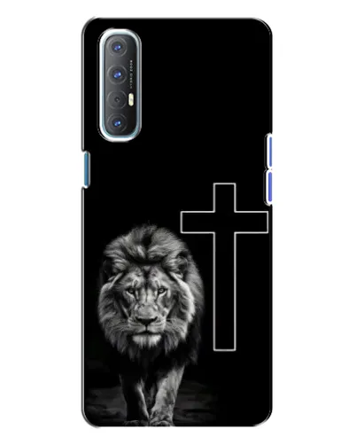 Чохол для OPPO Reno 3 з картинкою «Лев та Хрест» Чохол для OPPO Reno 3 з картинкою «Лев та Хрест»