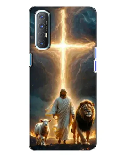 Чохол для OPPO Reno 3 з картинкою «Лев Юди та Світло» Чохол для OPPO Reno 3 з картинкою «Лев Юди та Світло»