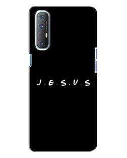 Чохол для OPPO Reno 3 з картинкою «Крапки віри J.E.S.U.S.»