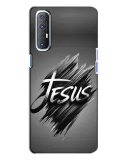 Чохол для OPPO Reno 3 з картинкою «Напис Jesus Graffiti»