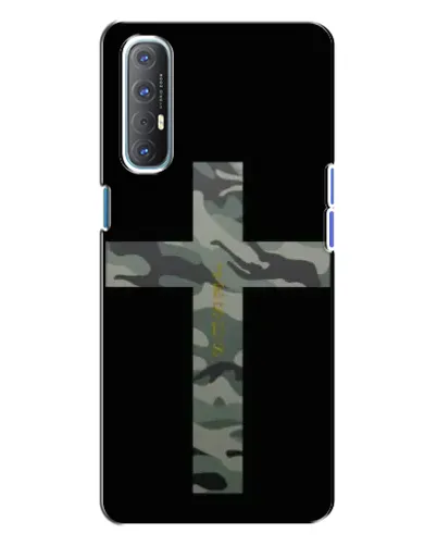 Чохол для OPPO Reno 3 з картинкою «Мілітарі Хрест» Чохол для OPPO Reno 3 з картинкою «Мілітарі Хрест»