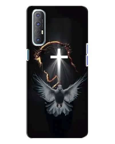 Чохол для OPPO Reno 3 з картинкою «Голуб та Світло» Чохол для OPPO Reno 3 з картинкою «Голуб та Світло»