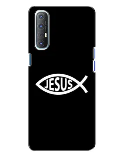 Чохол для OPPO Reno 3 з картинкою «Класичний Jesus»