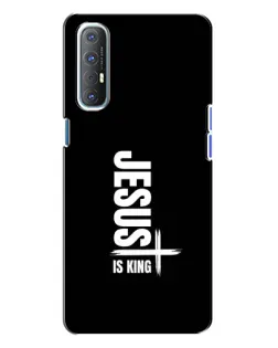 Чохол для OPPO Reno 3 з картинкою «Вертикаль віри Jesus»