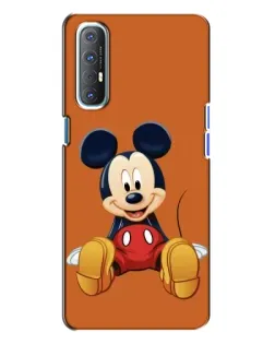 Чехол для OPPO Reno 3 с картинкой «Микки отдыхает»