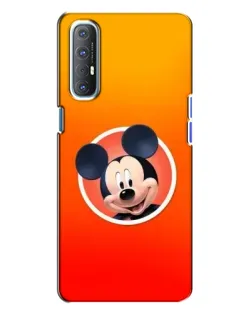 Чехол для OPPO Reno 3 с картинкой «Mickey в круге»
