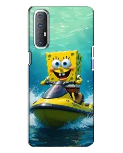 Чохол для OPPO Reno 3 з картинкою «Спанч Боб на гідроциклі» Чохол для OPPO Reno 3 з картинкою «Спанч Боб на гідроциклі»