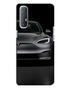 Чехол для OPPO Reno 3 с картинкой «Tesla Model S Look»