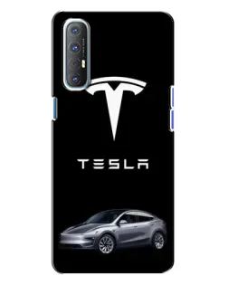 Чохол для OPPO Reno 3 з картинкою «Tesla Model Y» Чохол для OPPO Reno 3 з картинкою «Tesla Model Y»