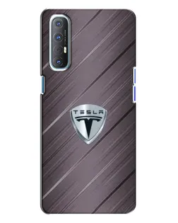 Чохол для OPPO Reno 3 з картинкою «Металева текстура Tesla» Чохол для OPPO Reno 3 з картинкою «Металева текстура Tesla»