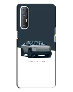Чохол для OPPO Reno 3 з картинкою «Сріблястий Cybertruck Tesla» Чохол для OPPO Reno 3 з картинкою «Сріблястий Cybertruck Tesla»