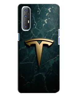 Чохол для OPPO Reno 3 з картинкою «Мармурова Tesla Gold» Чохол для OPPO Reno 3 з картинкою «Мармурова Tesla Gold»