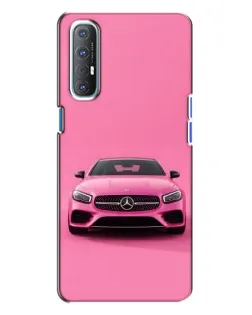 Чехол для OPPO Reno 3 с картинкой «Розовый Mercedes AMG»